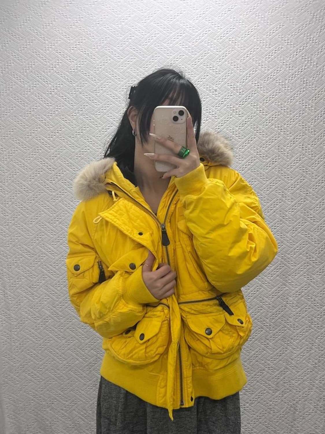 폴로 랄프로렌 빈티지 멀티포켓 워크 다운 패딩 자켓 L C08360 상품이미지2