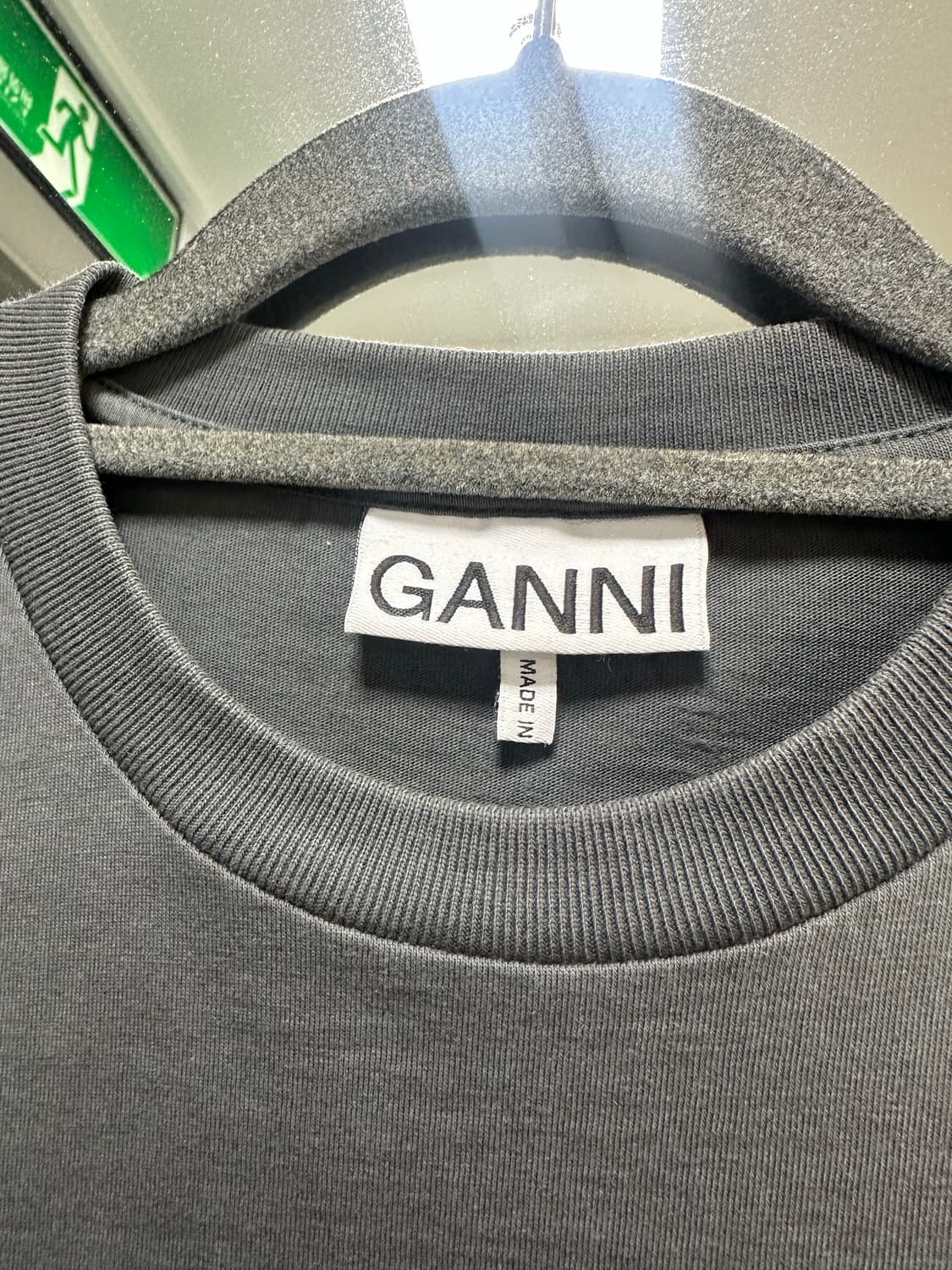 Ganni grey 버니 T 상품이미지4