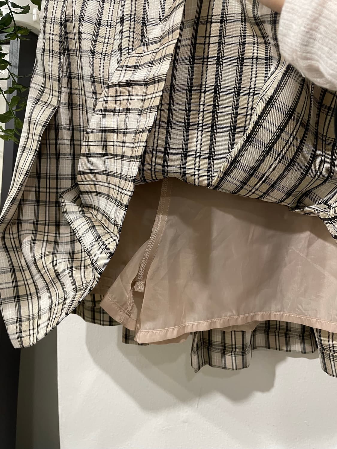 check pleats mini skirt 상품이미지10