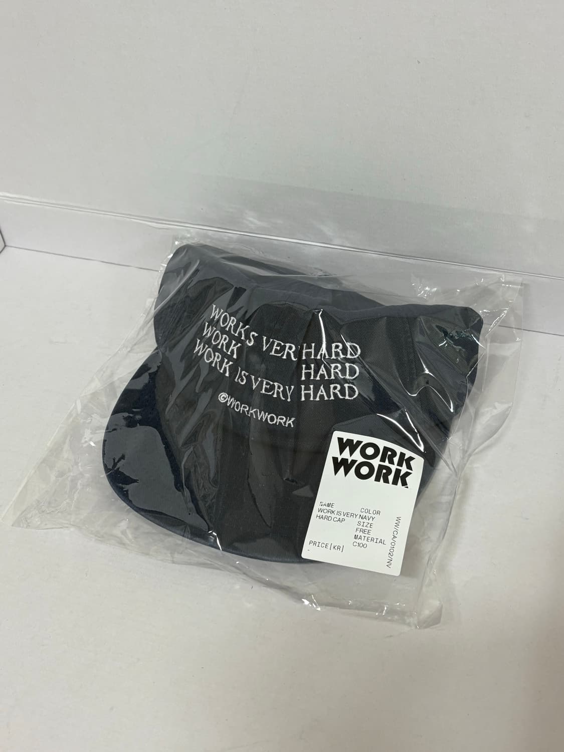 워크워크 / workwork work hard cap 상품이미지1