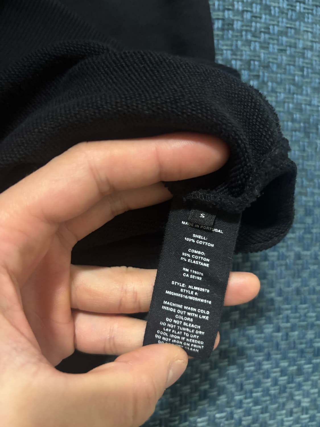 헬무트랭 맨투맨 블랙 s 상품이미지3