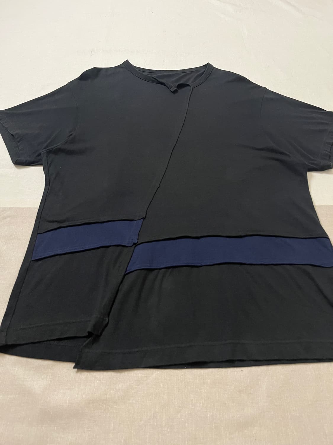 요지야마모토 ground y 비대칭 절개 티셔츠 yohji  상품이미지3