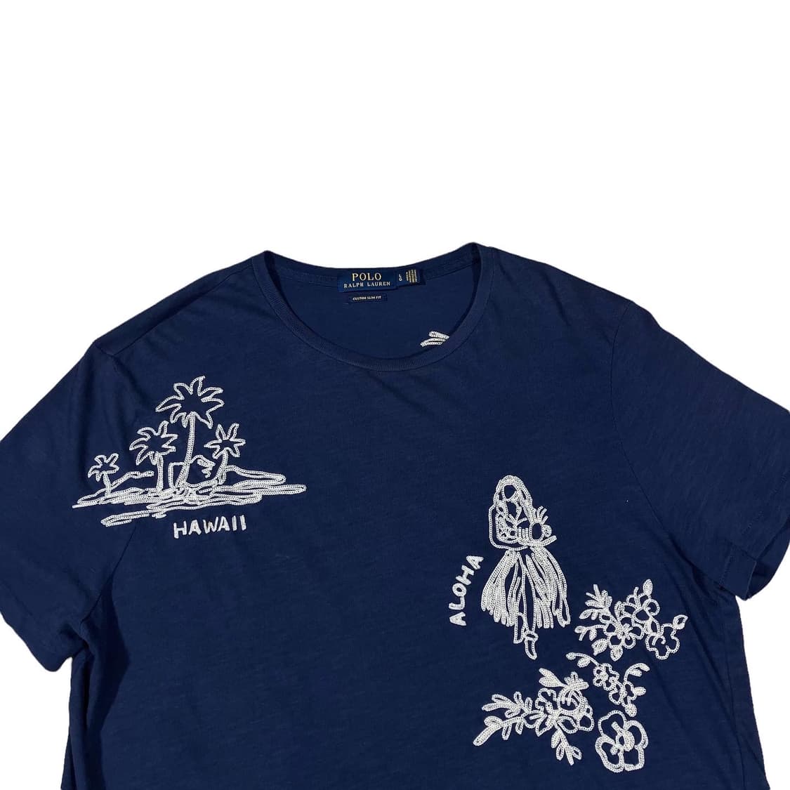 폴로 랄프로렌 하와이 자수 반팔티 상품이미지4
