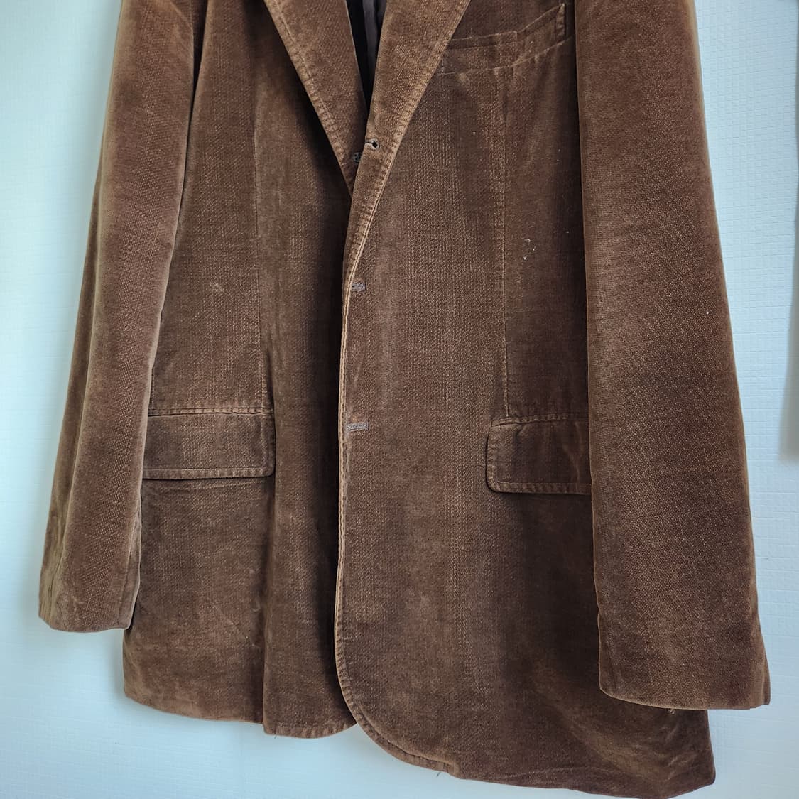 90's 폴로 랄프로렌 코튼 벨벳 스포츠 코트 상품이미지3