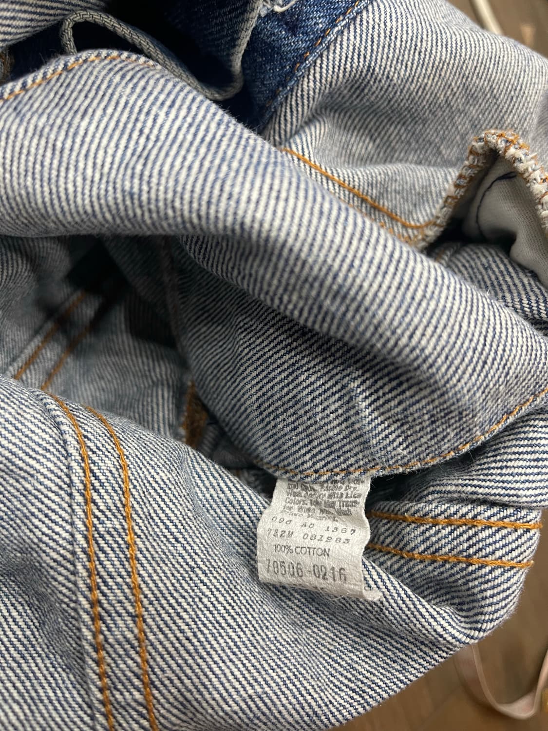 80's  2세대 Levis 70506-0216 데님자켓 36사이즈 상품이미지5