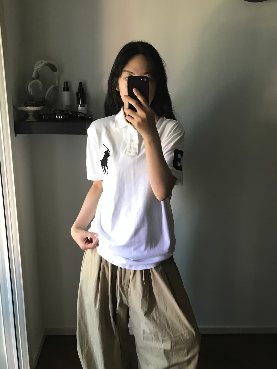 폴로 랄프로렌 빅 포니 화이트 카라티 상품이미지1