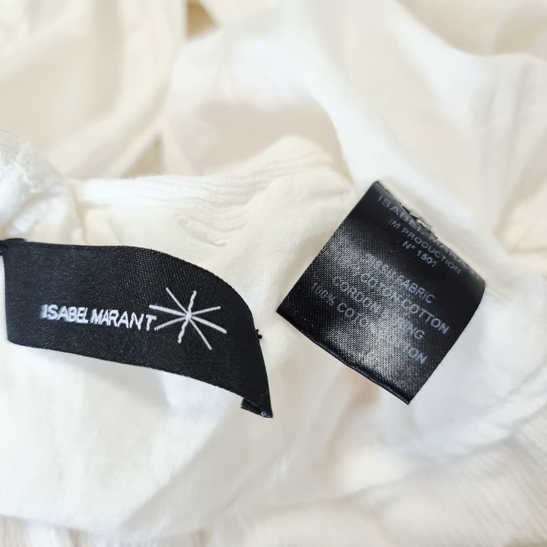 이자벨 마랑 스모킹 셔링 여신 블라우스 (44-55 추천) 상태굿 상품이미지5