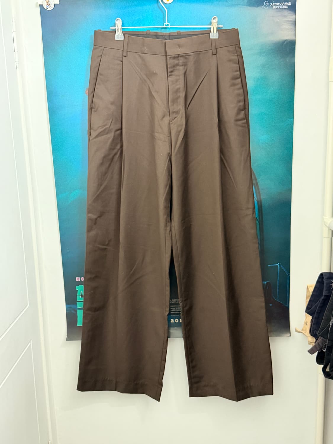 시그니처 / 원턱 와이드 슬랙스[딥브라운] 상품이미지2