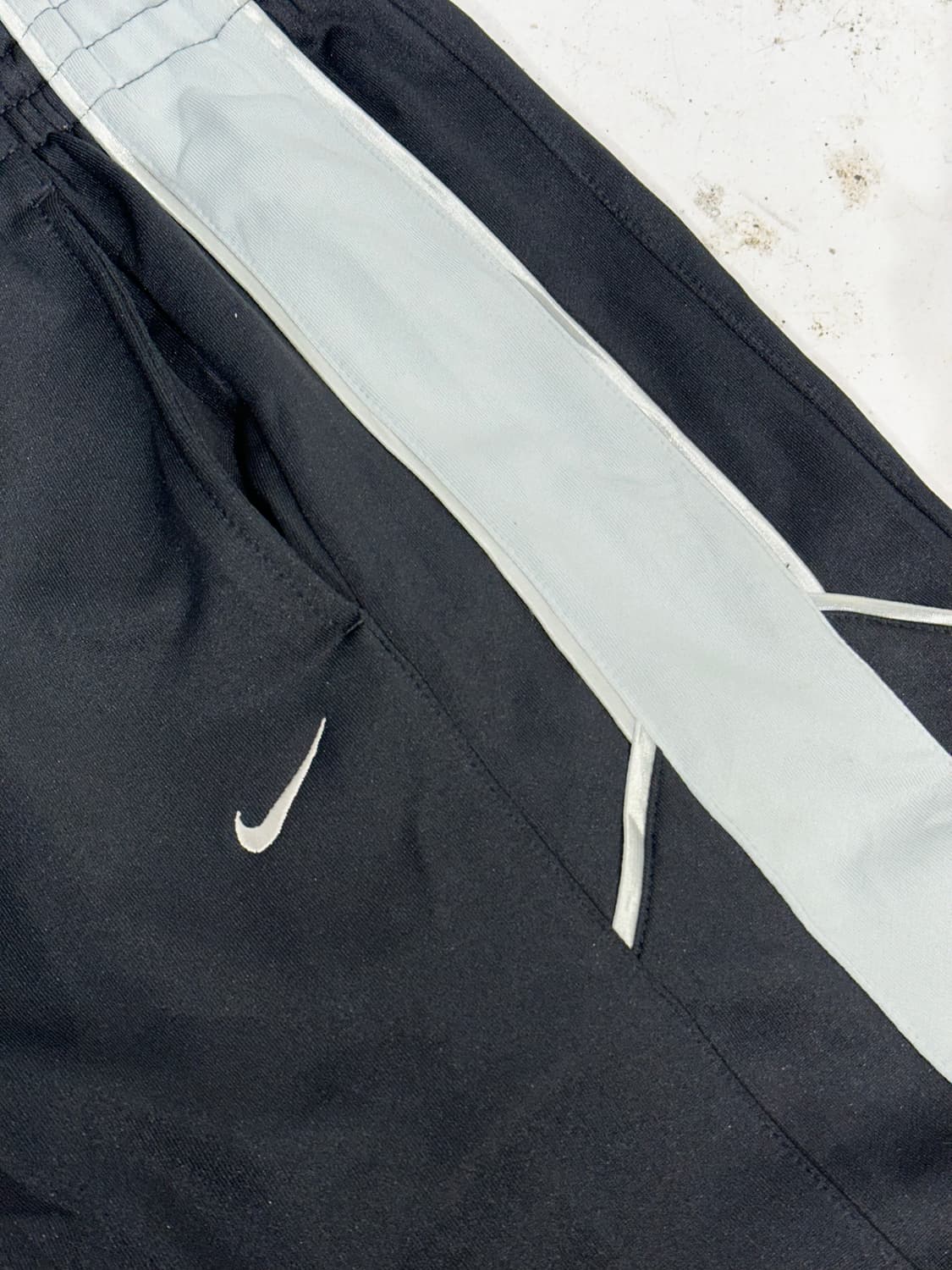 00s 나이키 블랙 그레이 사이드 라인 와이드 트레이닝 팬츠 XL 상품이미지6