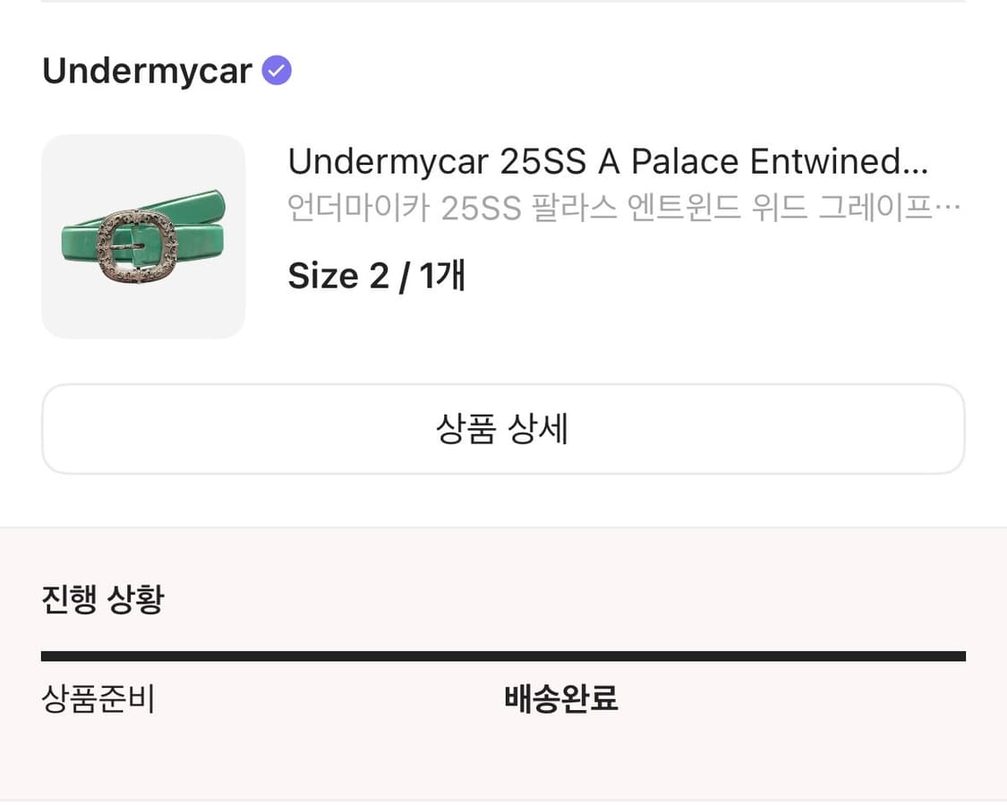 언더마이카 벨트 상품이미지2