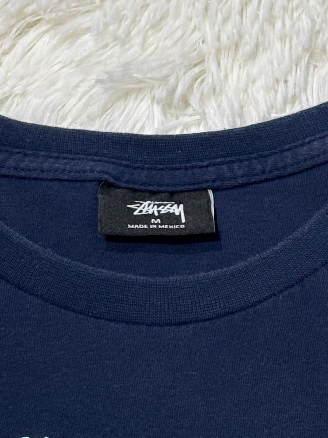 스투시 월드투어 네이비 반팔 상품이미지6