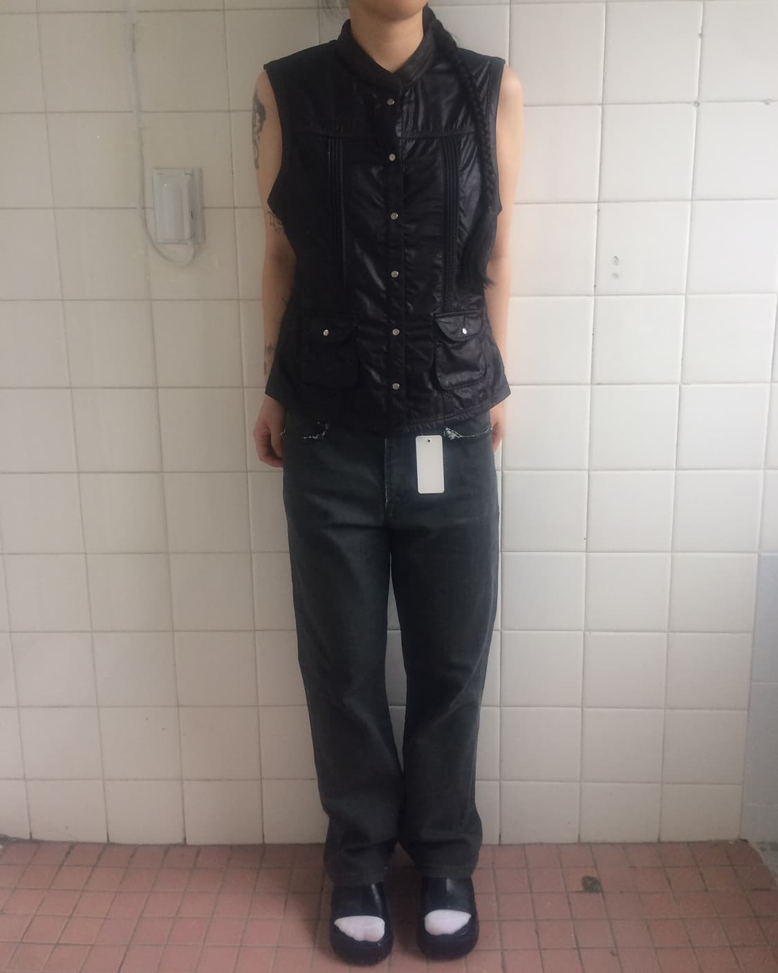 Line detail vest 상품이미지7