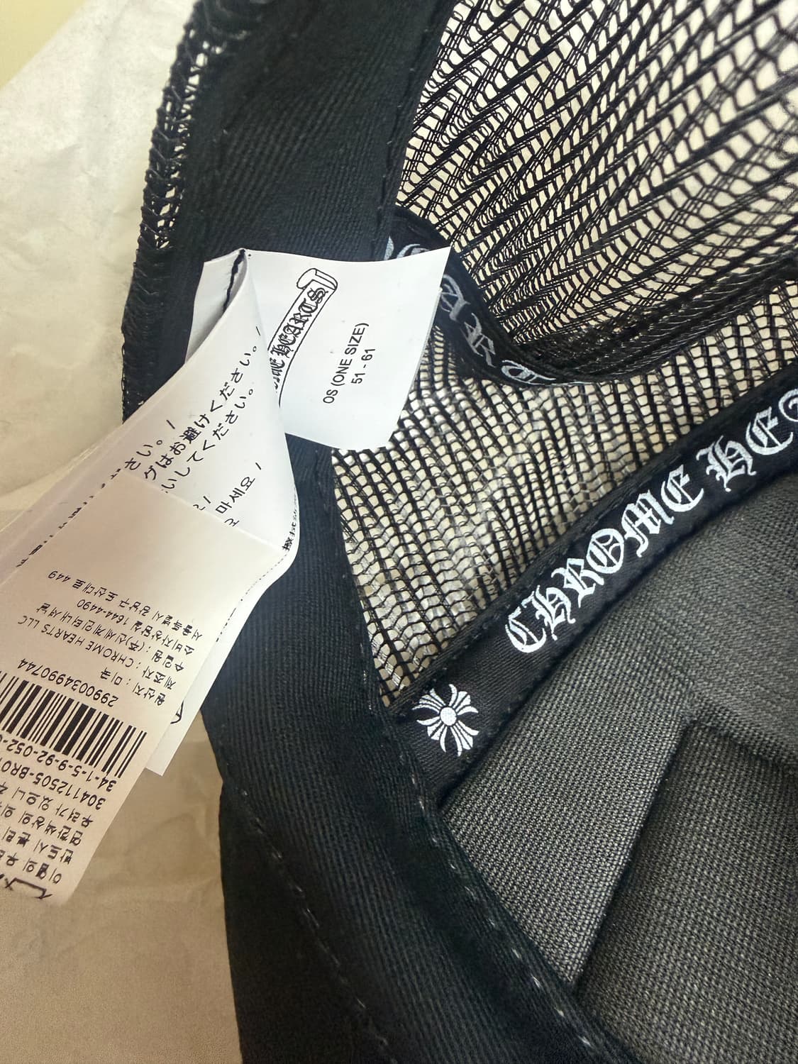 크롬하츠 ch 할리우드 트러커 모자 블랙 상품이미지3