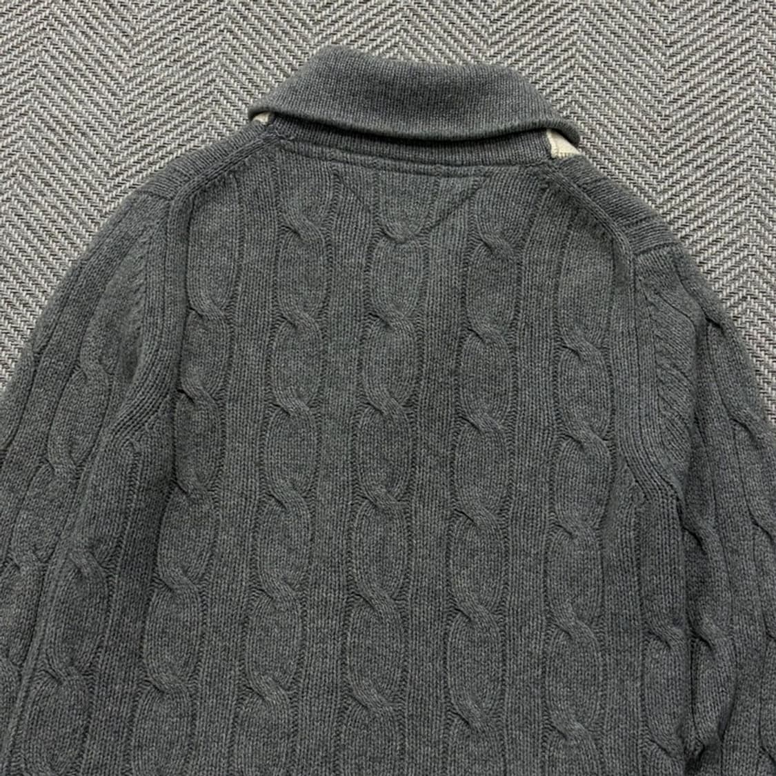 타미힐피거 숄카라 니트 가디건 v2359 상품이미지4