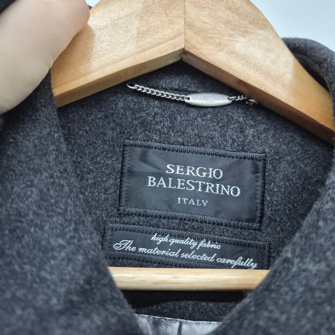 세르지오 발레스트리노 캐시미어 100% 코트 여성 S 상품이미지2