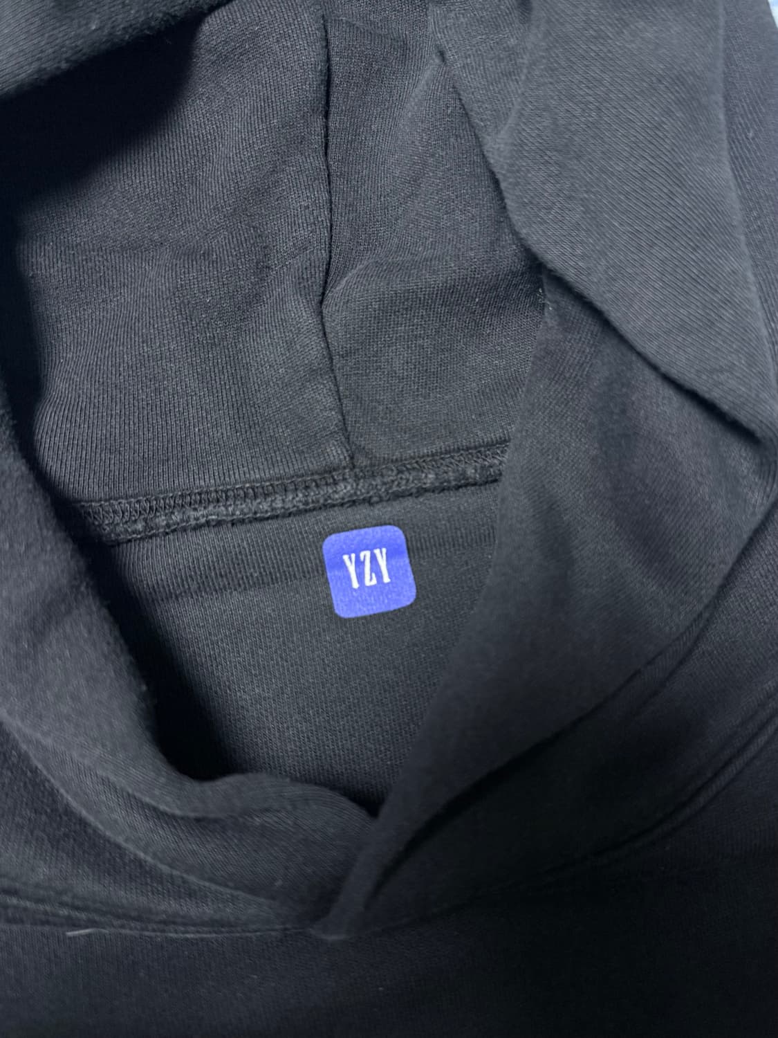 이지 갭 yeezy gap 후드티 블랙 XL 상품이미지3
