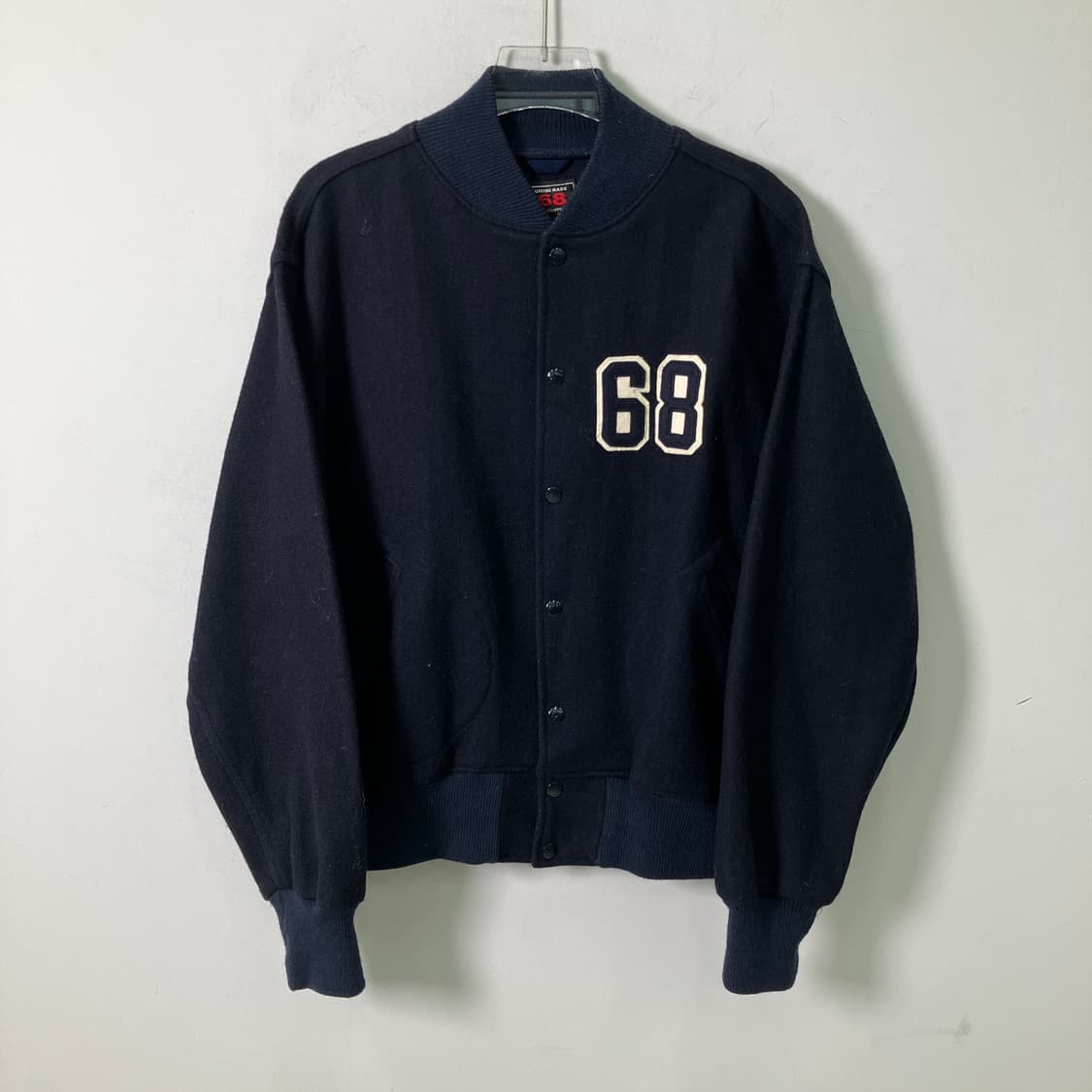 유니온 메이드 네이비 울 바시티 자켓 L 상품이미지1