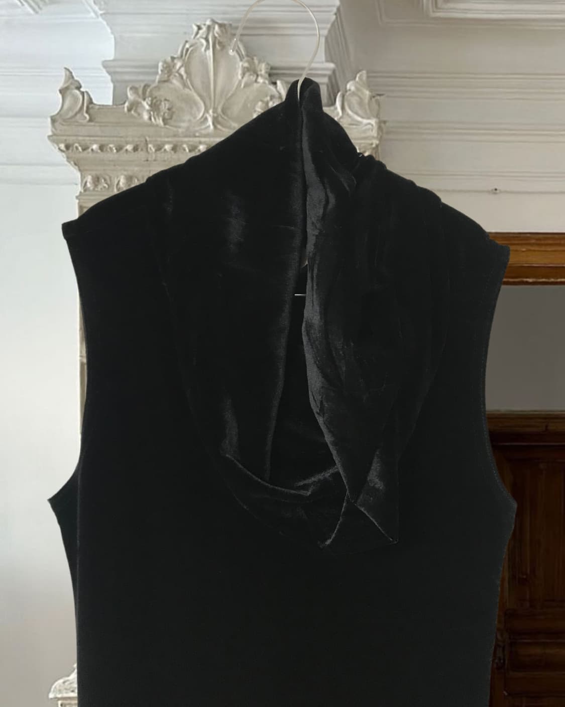 vintage velvet shirring one-piece 상품이미지9