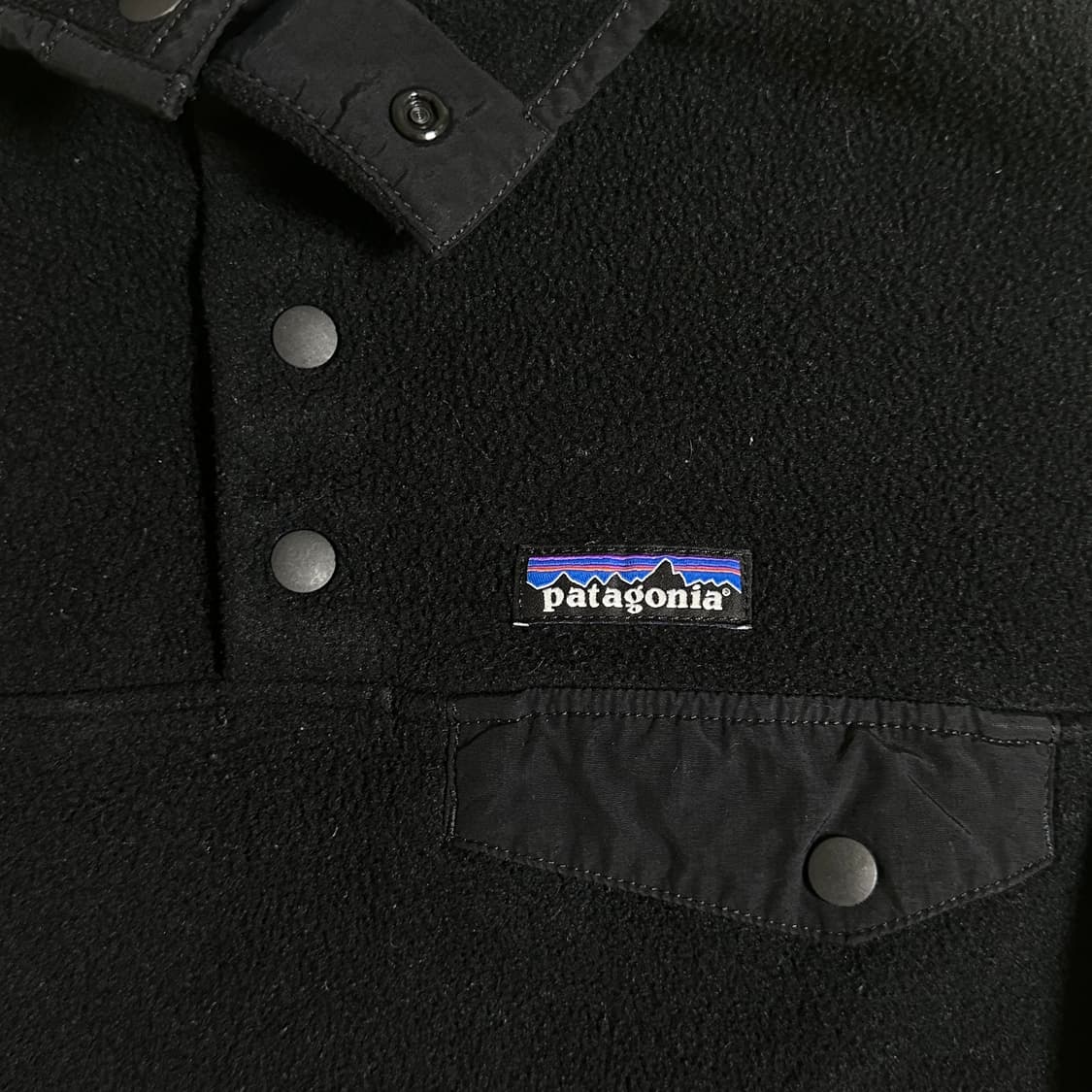 10s 파타고니아 신칠라 스냅티 올블랙 W/M 상품이미지1