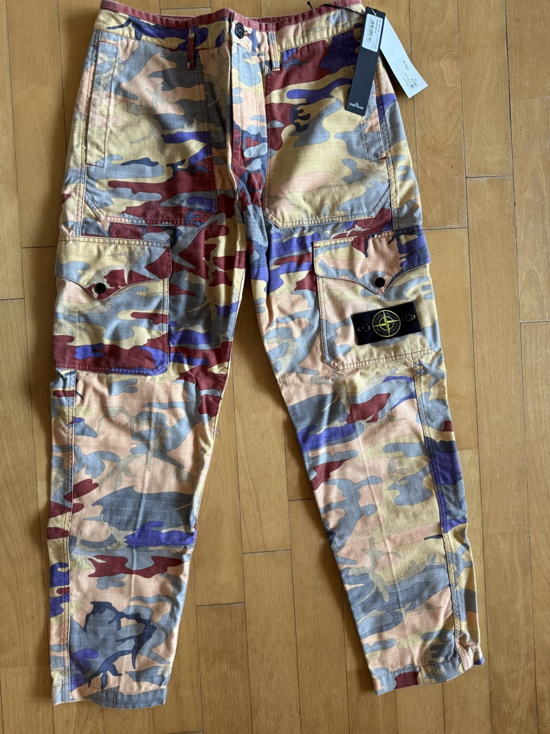 스톤아일랜드 S.I. HERITAGE CAMO 카고 팬츠 상품이미지1