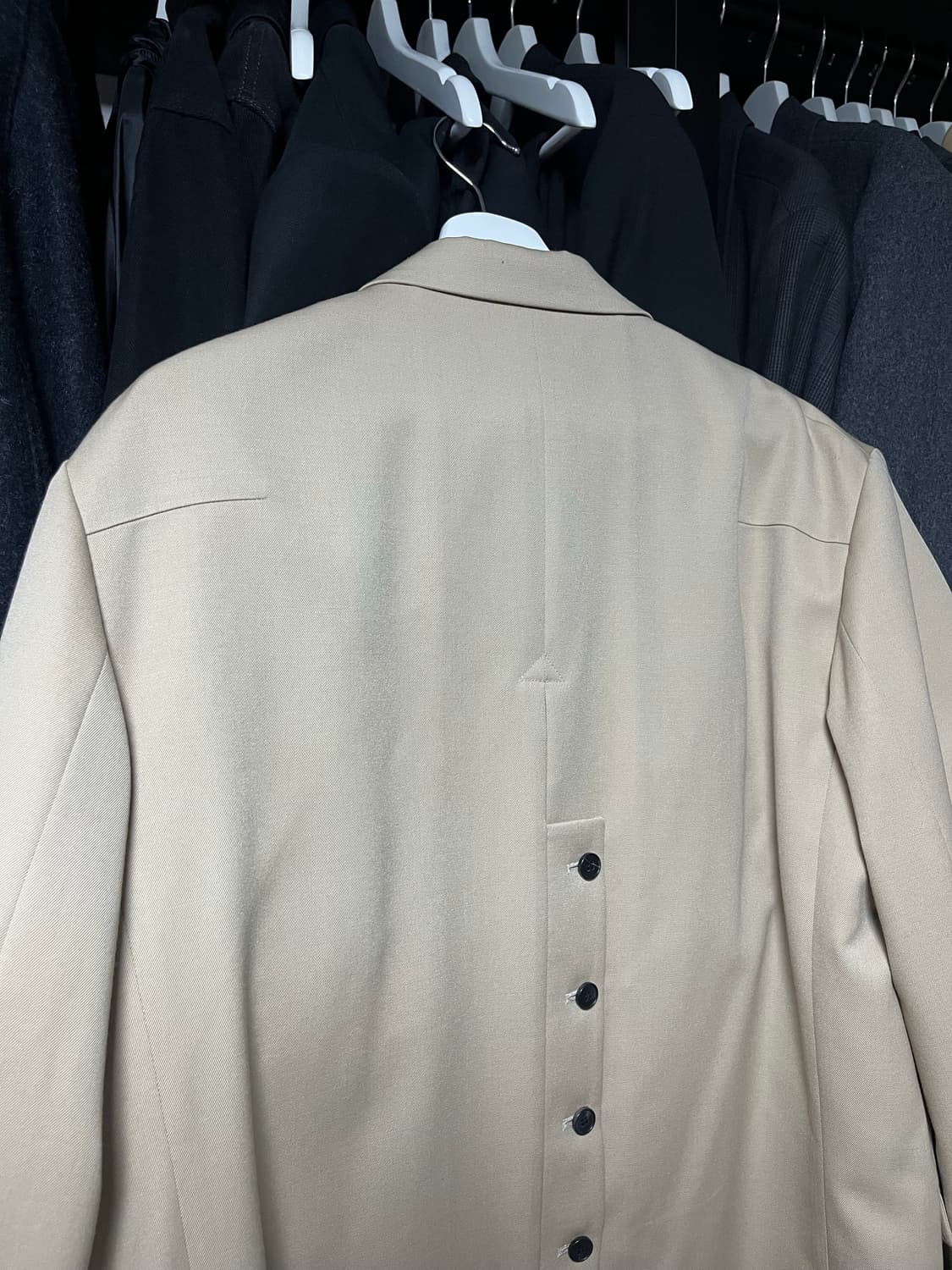 XL) 이얼즈어고 자켓 years ago 베이지 블레이저 상품이미지7