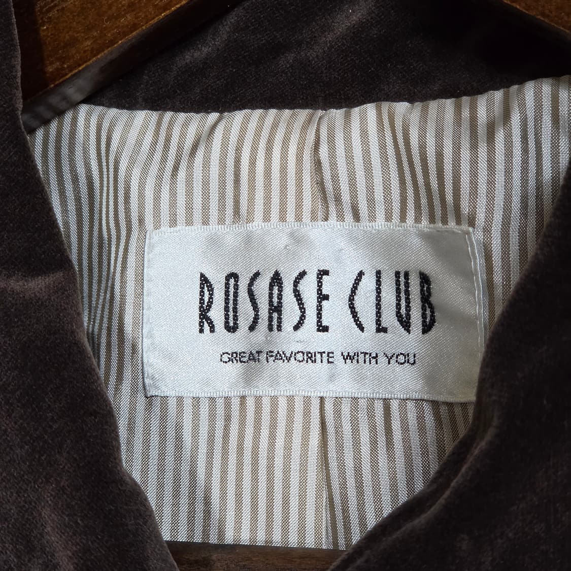 JPN 빈티지 버튼 브라운 벨벳 자켓 상품이미지9