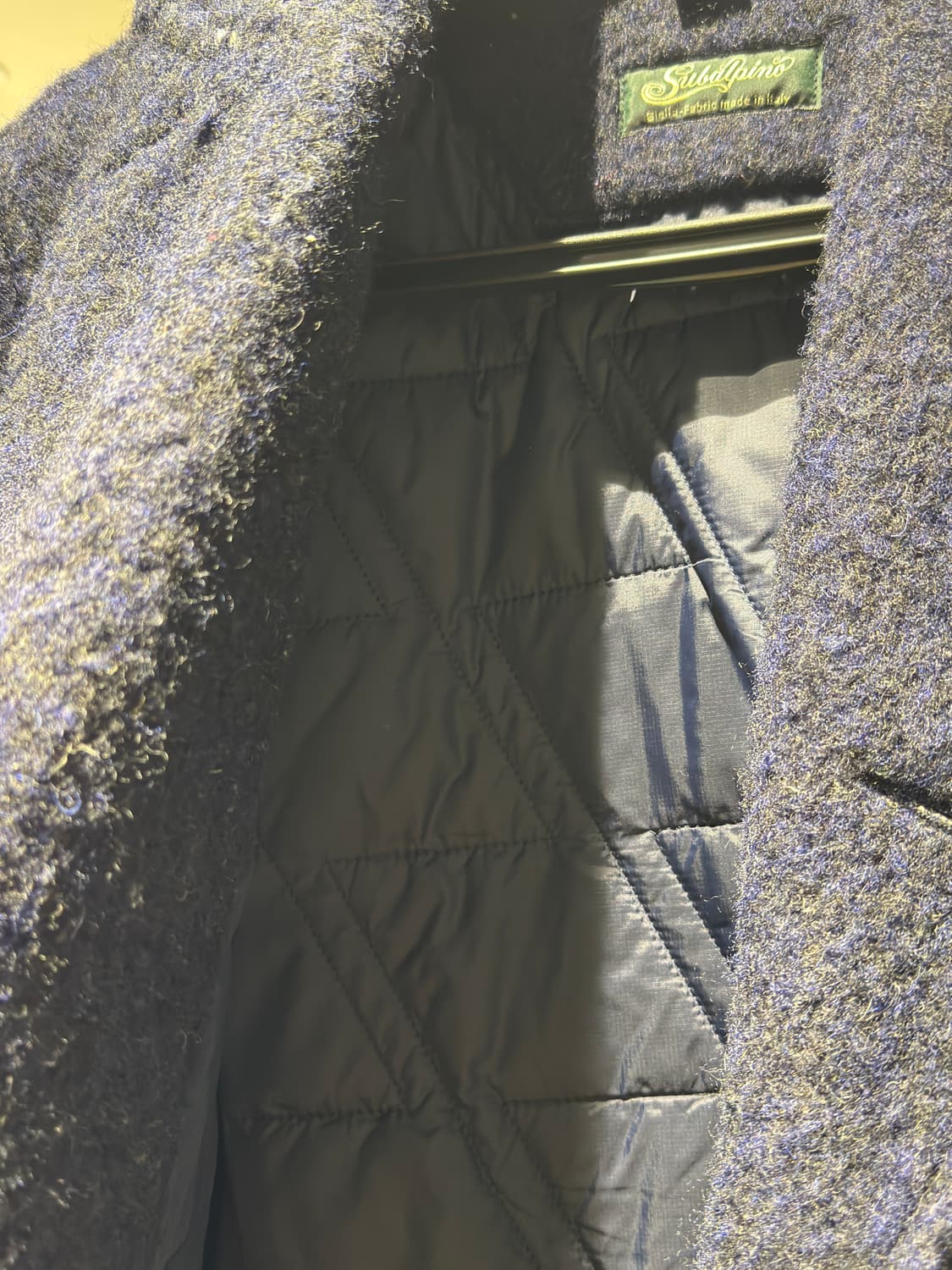 [105] 이스트로그 수발피노 체스터필드 코트 네이비 상품이미지3