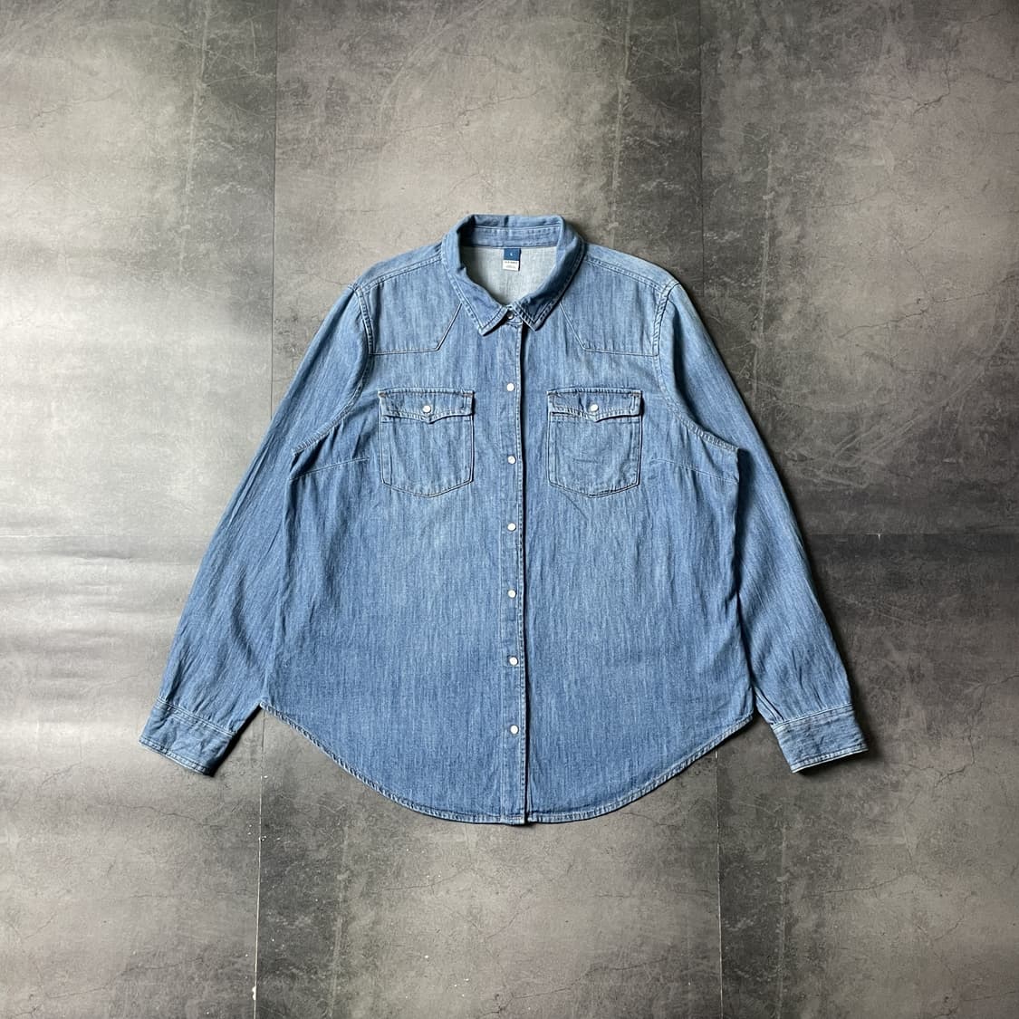 OLD NAVY 올드네이비 빈티지 데님 웨스턴 셔츠 A00737 상품이미지1