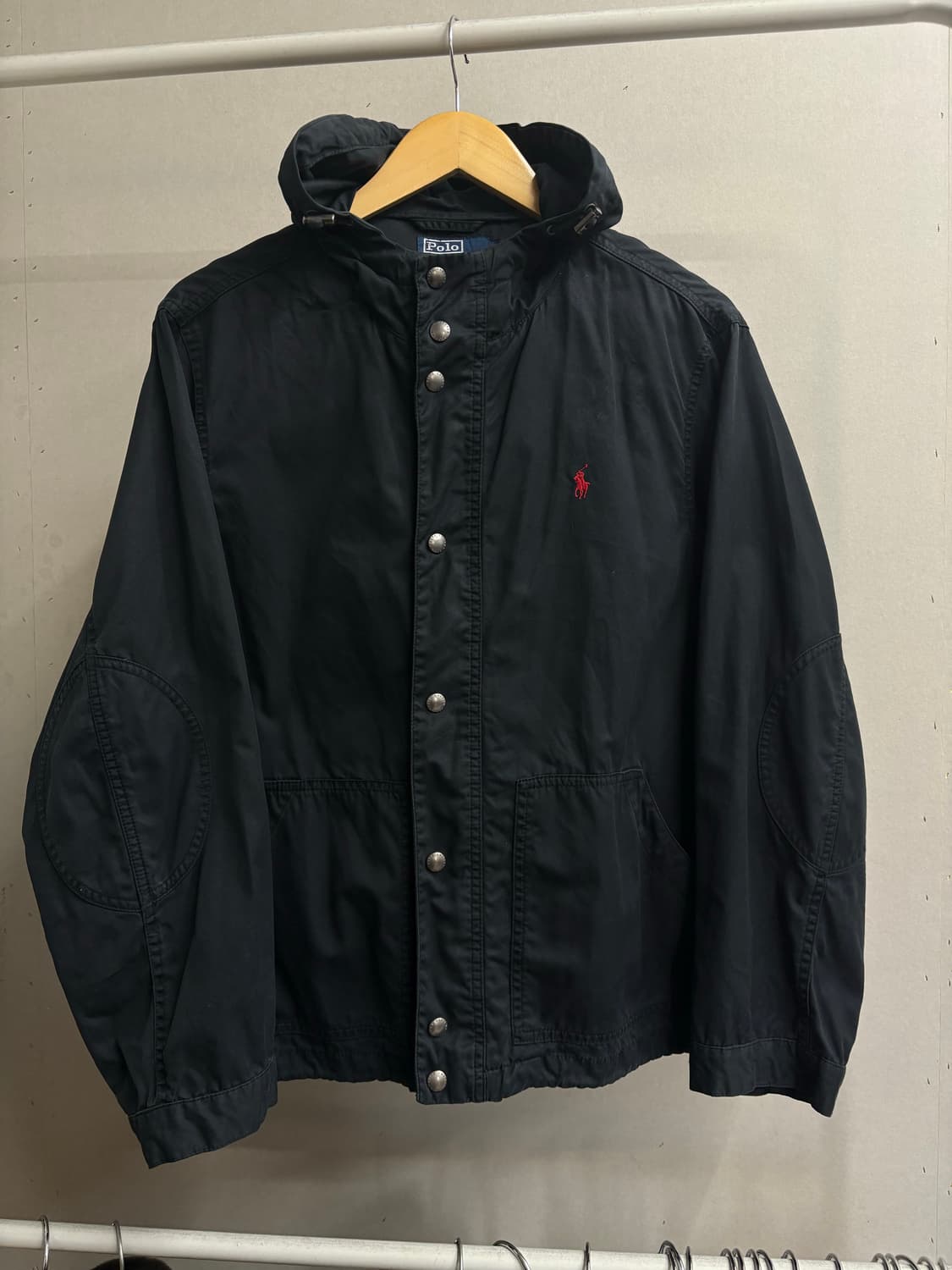 폴로00s 두산 아카이브 블랙 자켓 상품이미지2