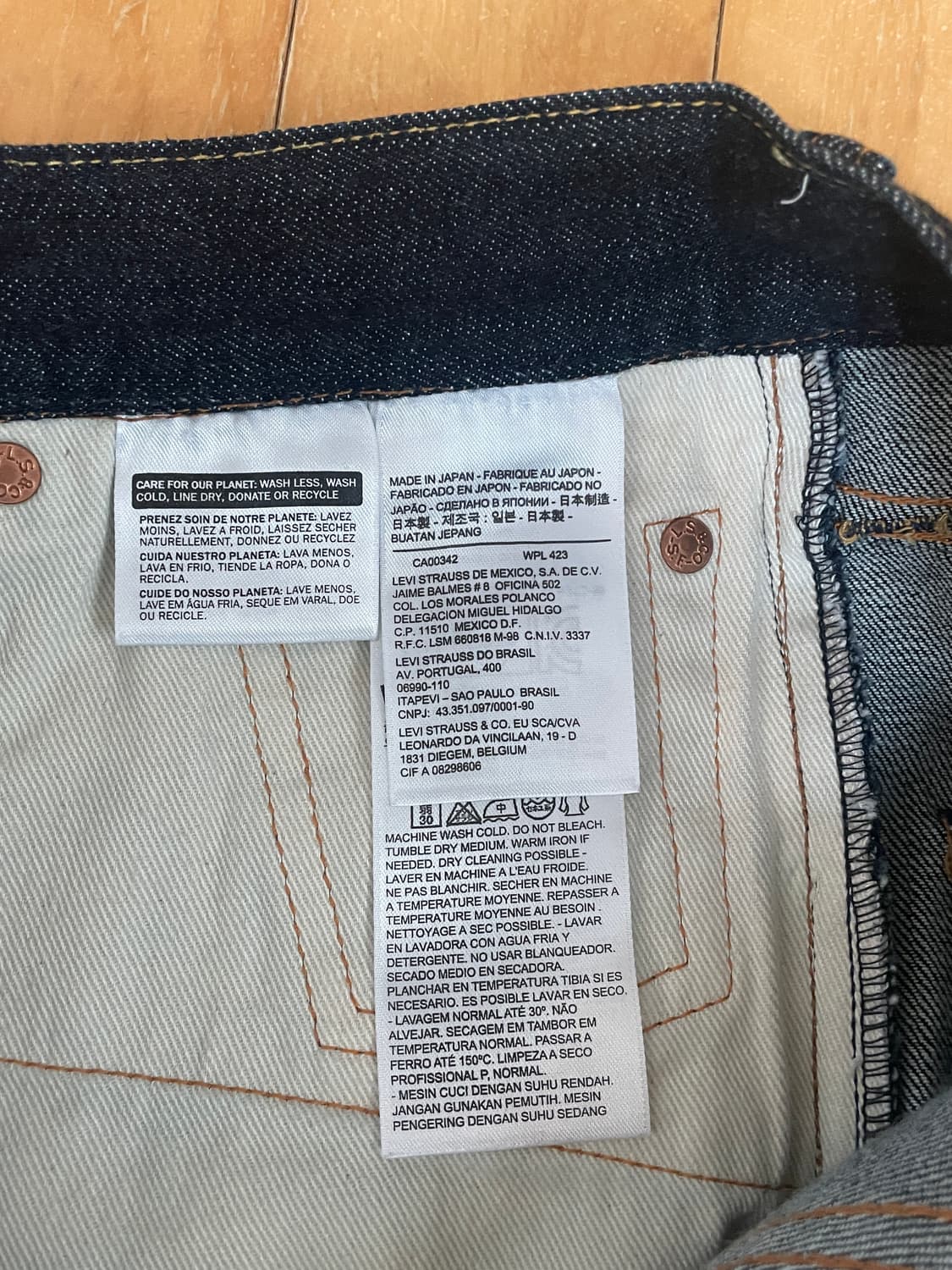 리바이스 502 데님팬츠 상품이미지6