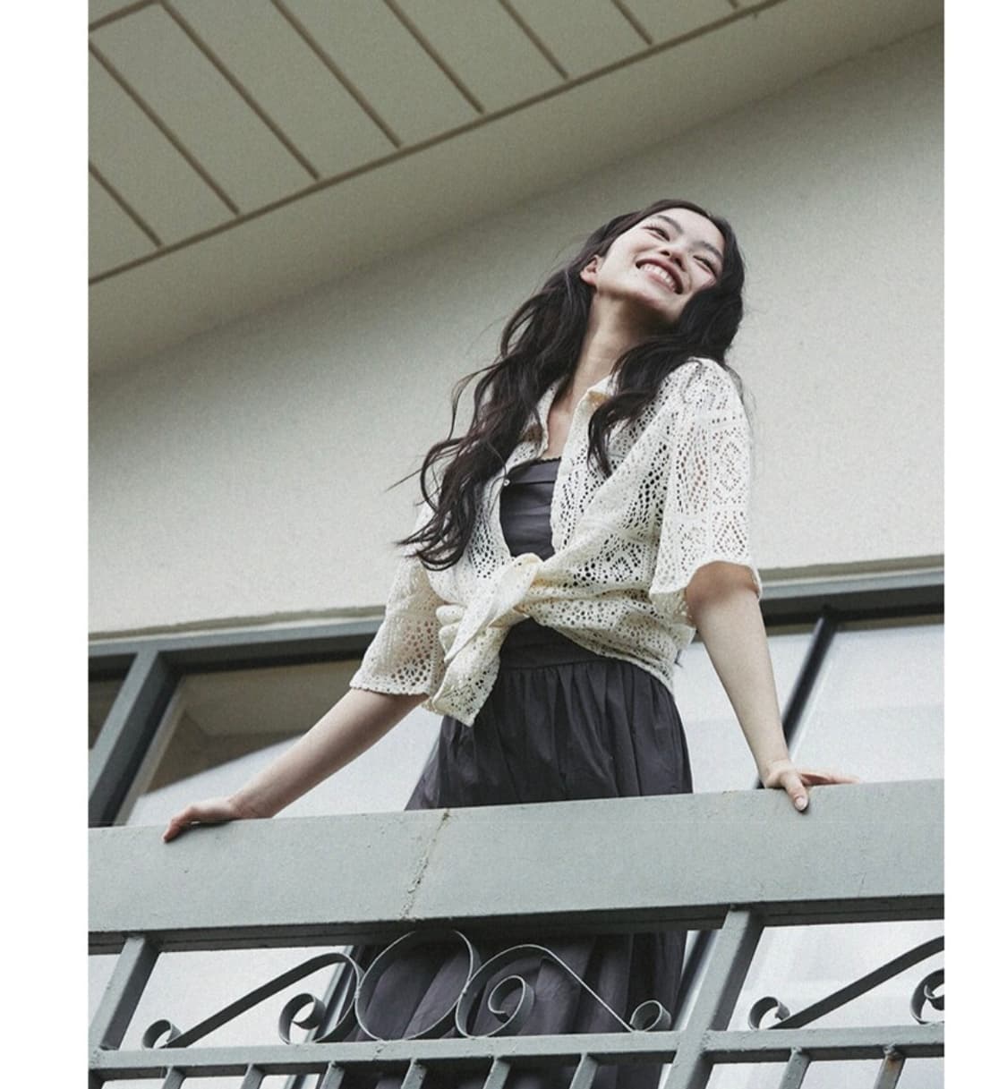 호쿠스포쿠스 크로셰 셔츠 가디건 상품이미지2