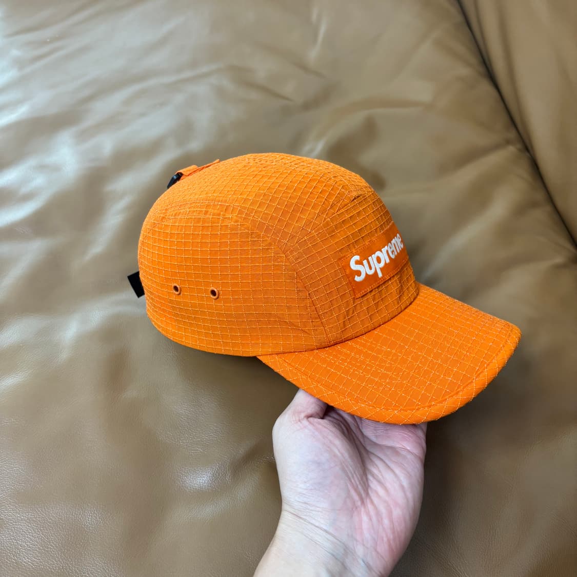 Supreme 슈프림 오렌지 캠프캡 모자 (Ripstop Orange) 상품이미지3