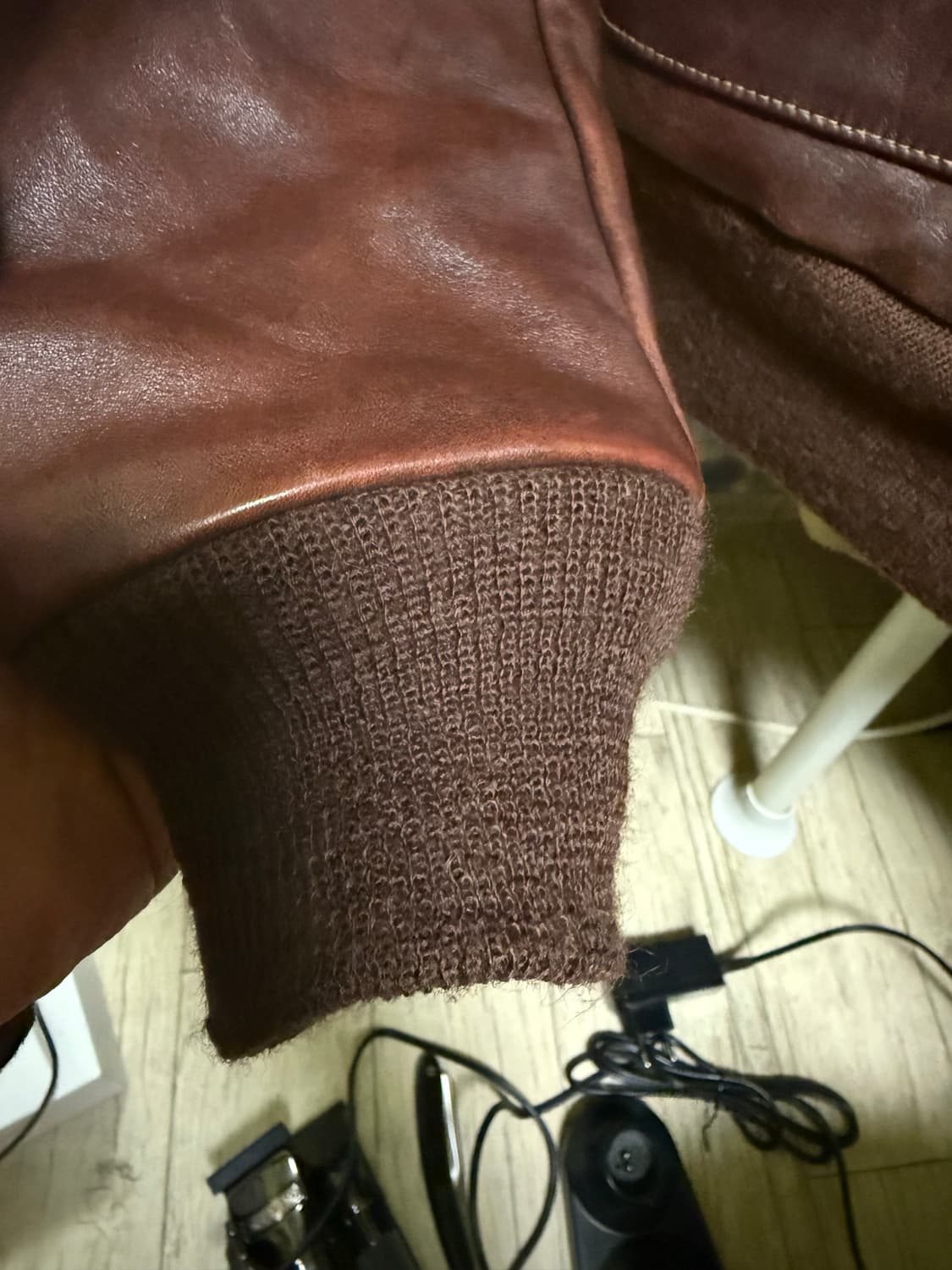 아카펠라클로딩 a2 한정 별주 신키사 홀스하이드 42사이즈 상품이미지8