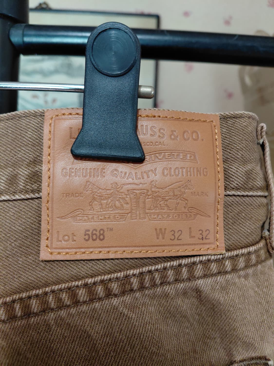 [리바이스568]스테이 루즈 데님 청바지 32사이즈  상품이미지4