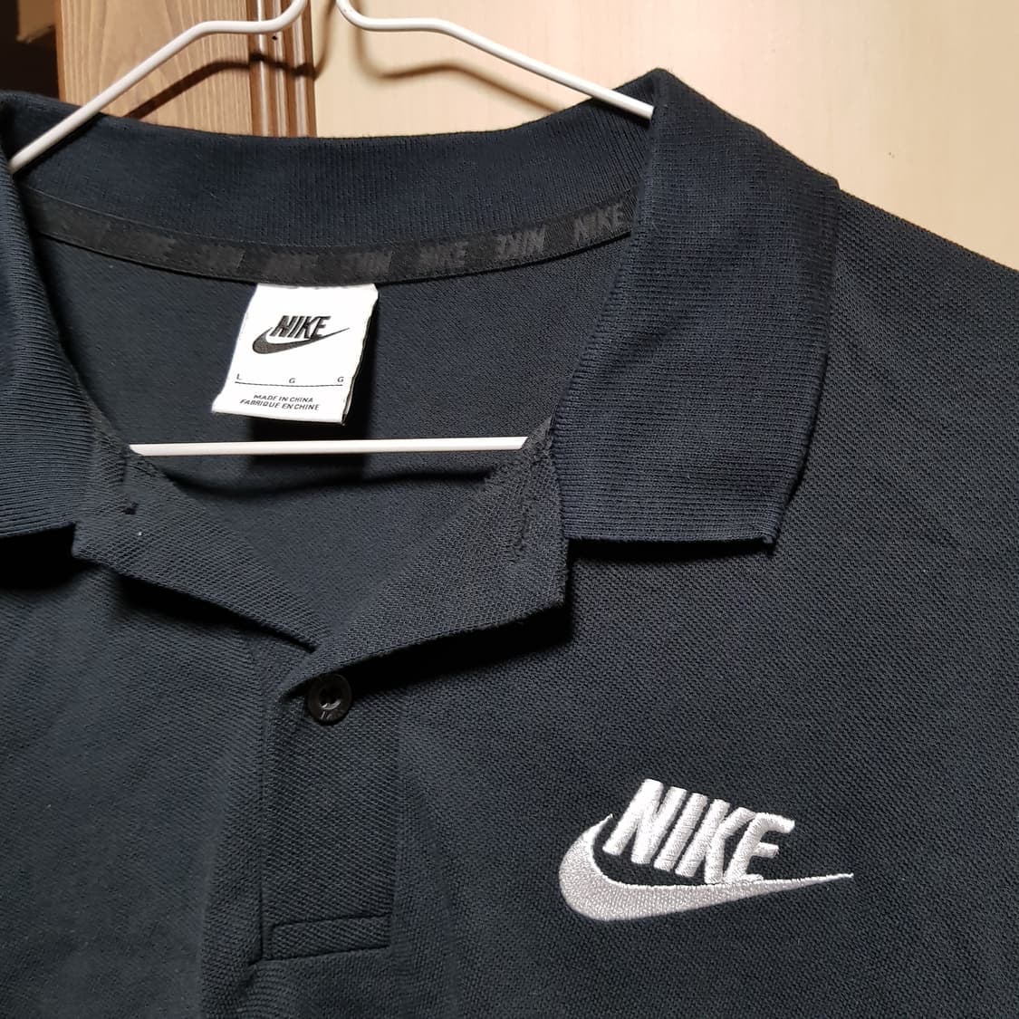 100 / 나이키 / 워시드블랙 /폴로 카라반팔셔츠/ 408-수 상품이미지1