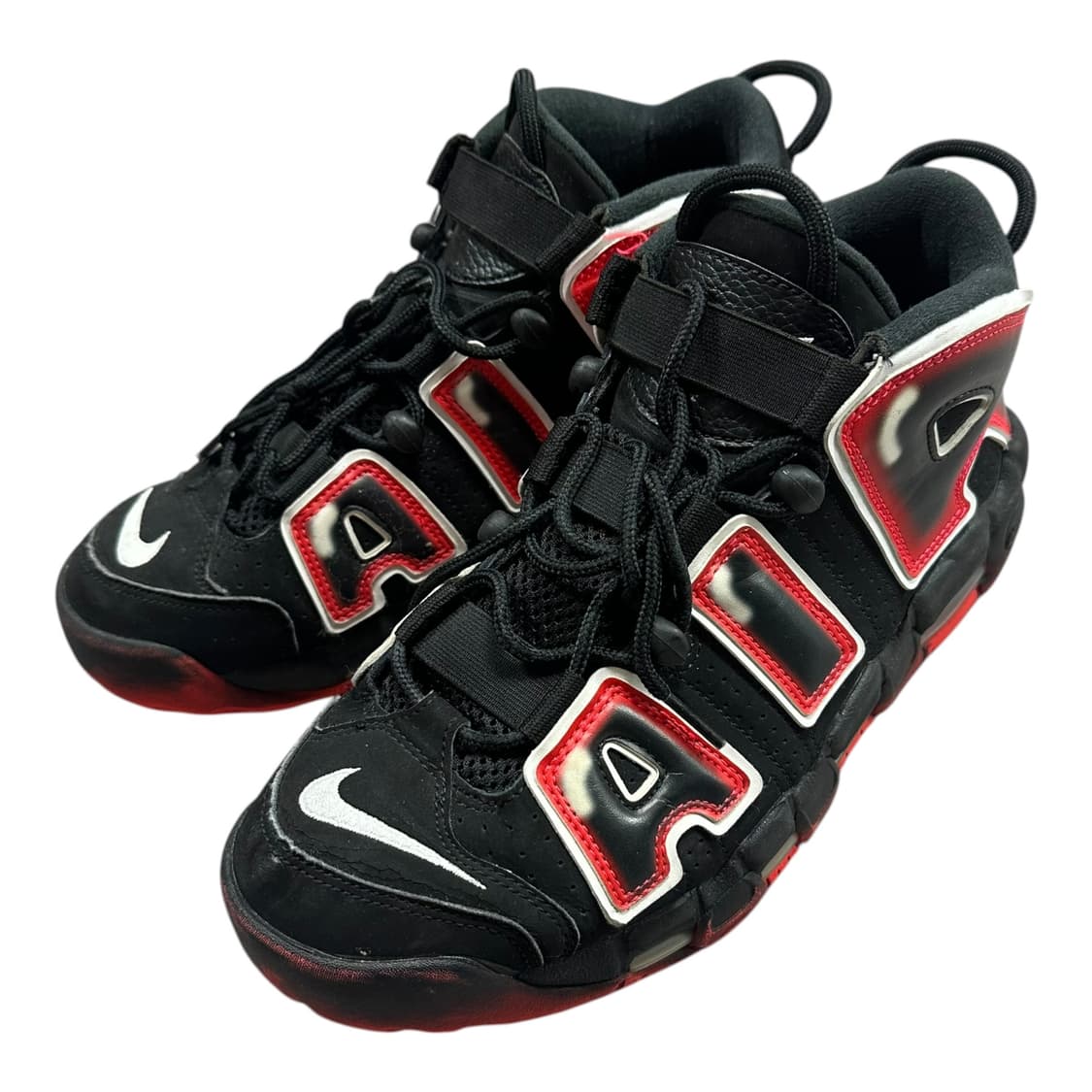 ✨ (바배) 나이키 에어 업템포 검빨 275mm 상품이미지2