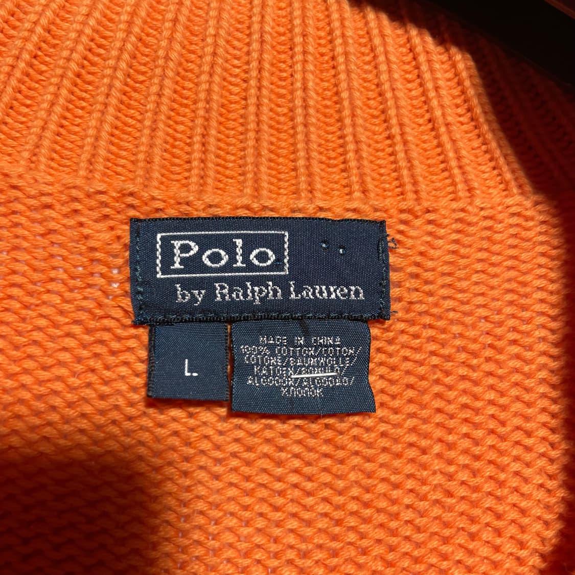 폴로 랄프로렌 반집업 니트 상품이미지3