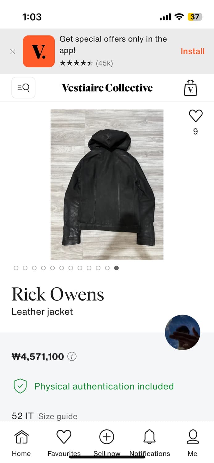 Rick Owens 13/14 fw 레더자켓 상품이미지4