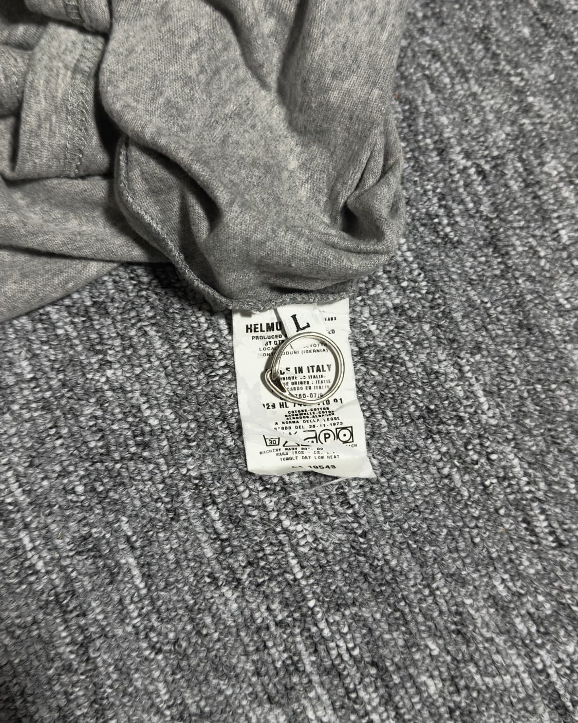 1998 Helmut Lang Grey Long Sleeve 상품이미지5