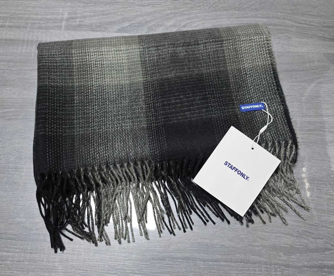 (새상품) 스텝온리 STEADY CHECKED MUFFLER  상품이미지8