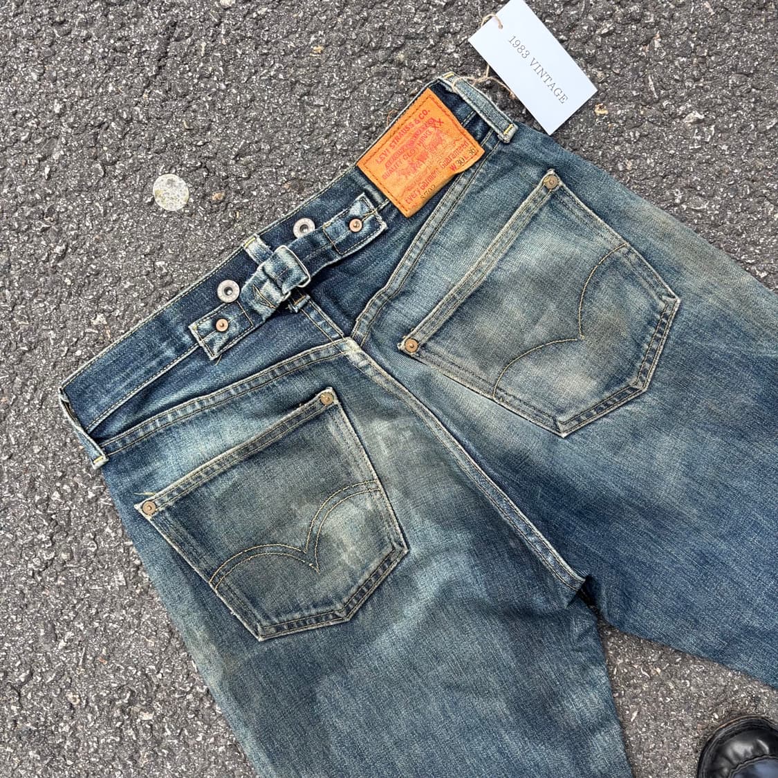 90년대 일본 lvc s702 셀비지 상품이미지9