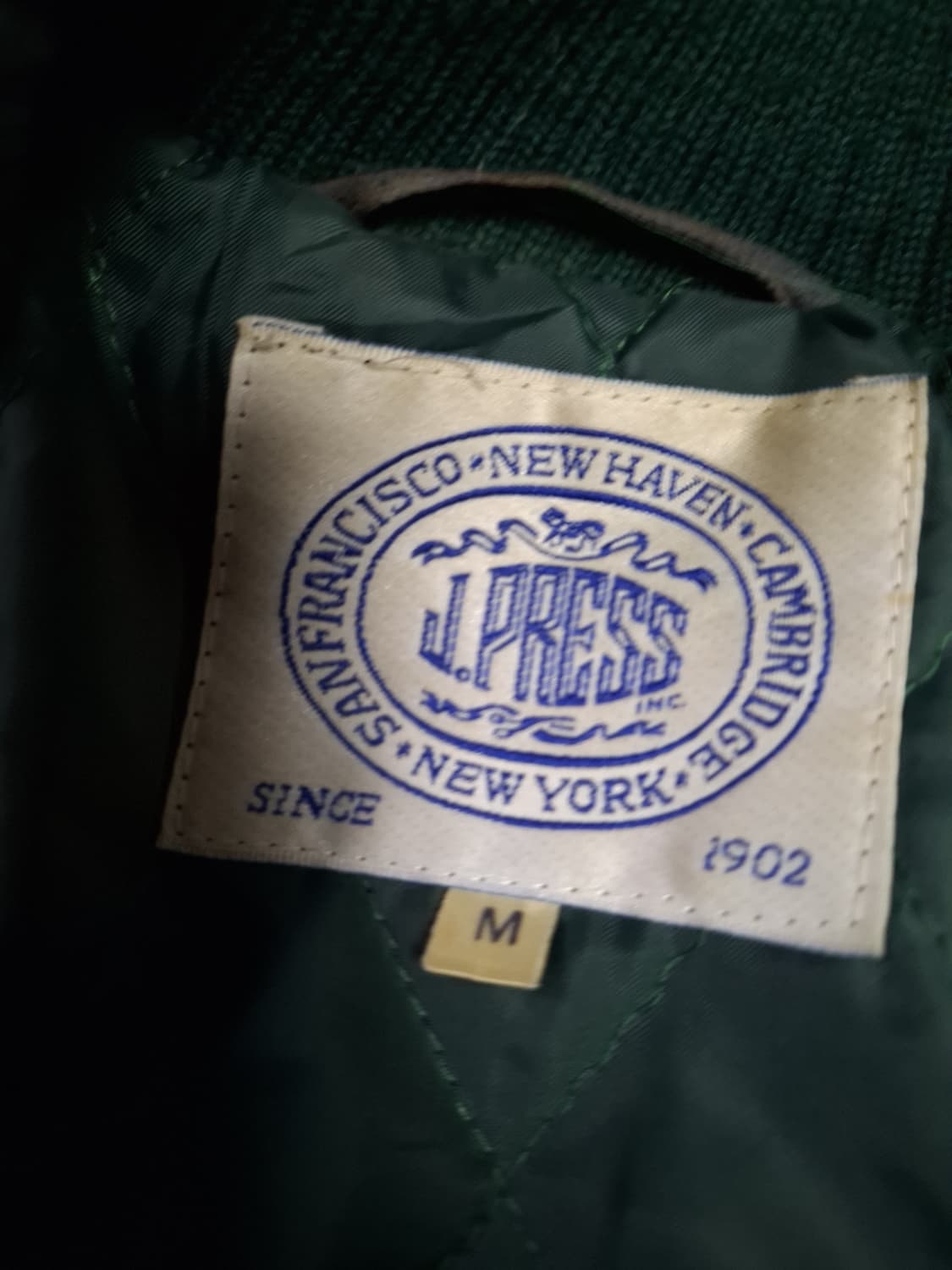 오리지날 80's 일본판 J.PRESS 울레더 바시티 자켓 상품이미지3