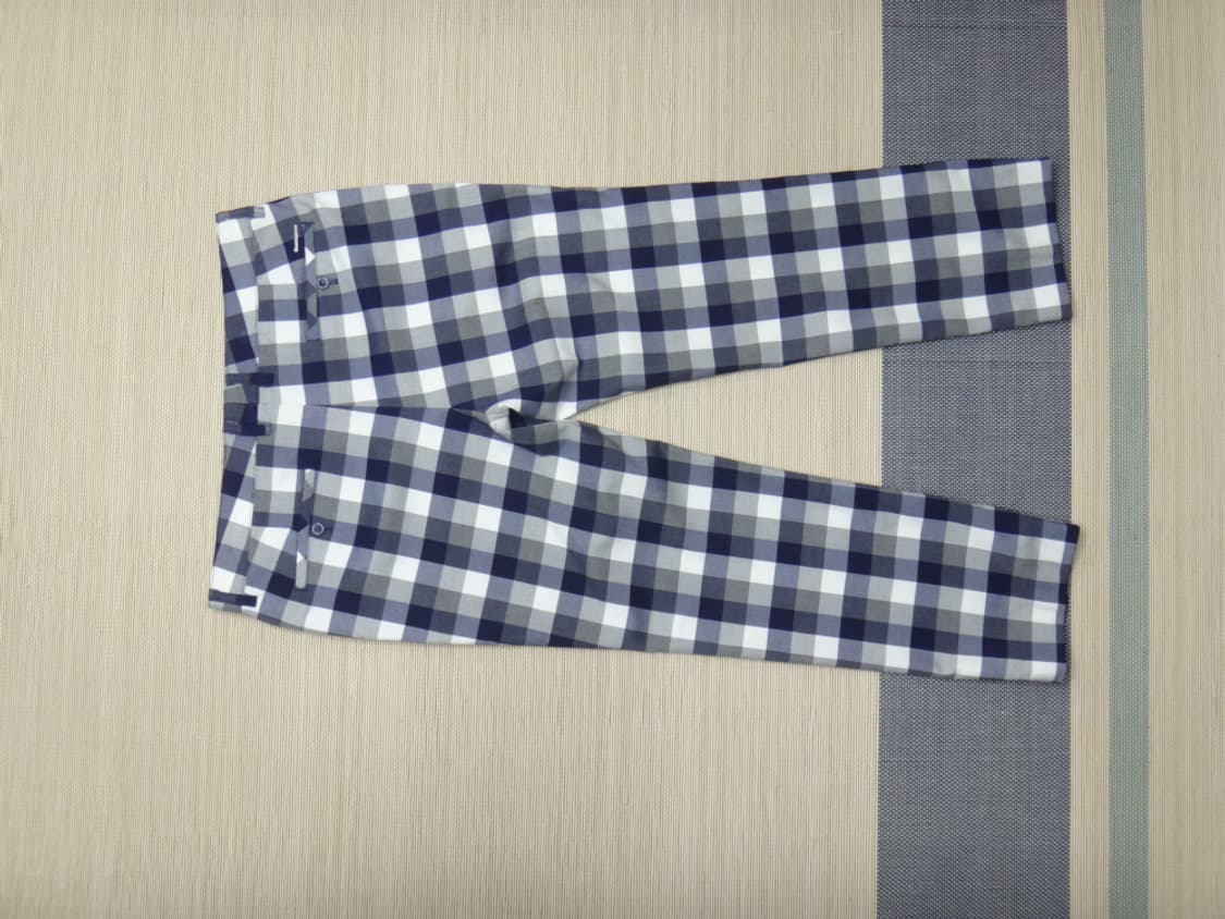 (35인치) MUNSINGWEAR 먼싱웨어 체크 골프팬츠 상품이미지3