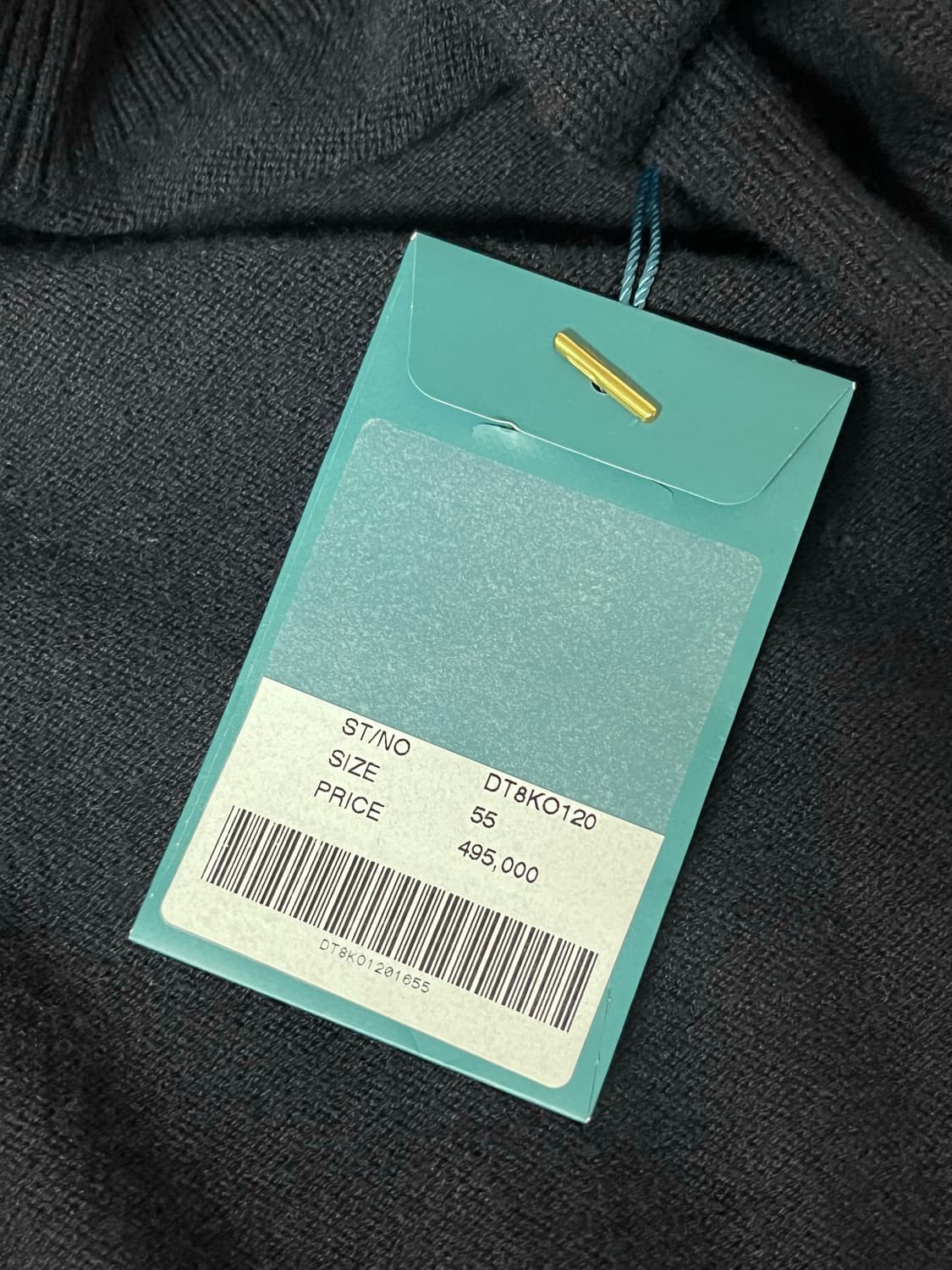 55) 새상품 도호 DOHO 루즈핏 니트 후드 네이비 상품이미지4