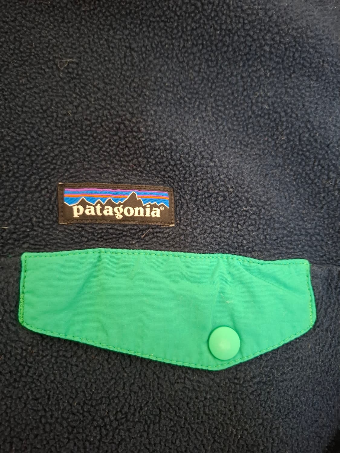 우먼스L 파타고니아 네이비 플리스 풀오버 상품이미지2