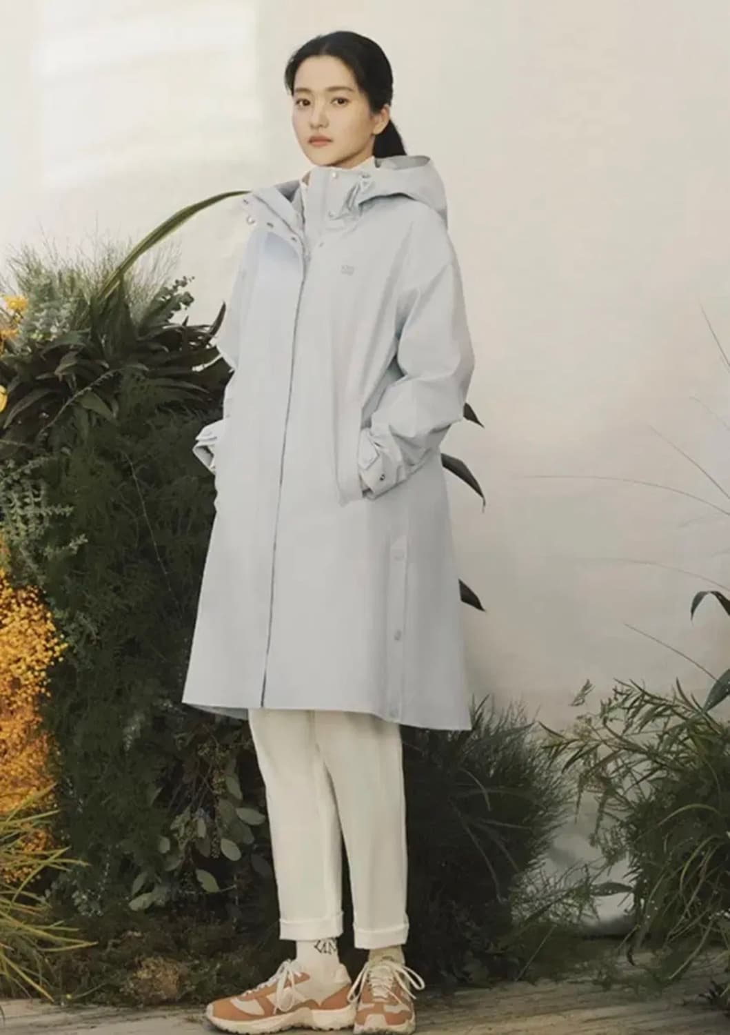 미착용 코오롱 23 웨더코트 롱코트 크림 베이지 프리여성95 정가39만 상품이미지1