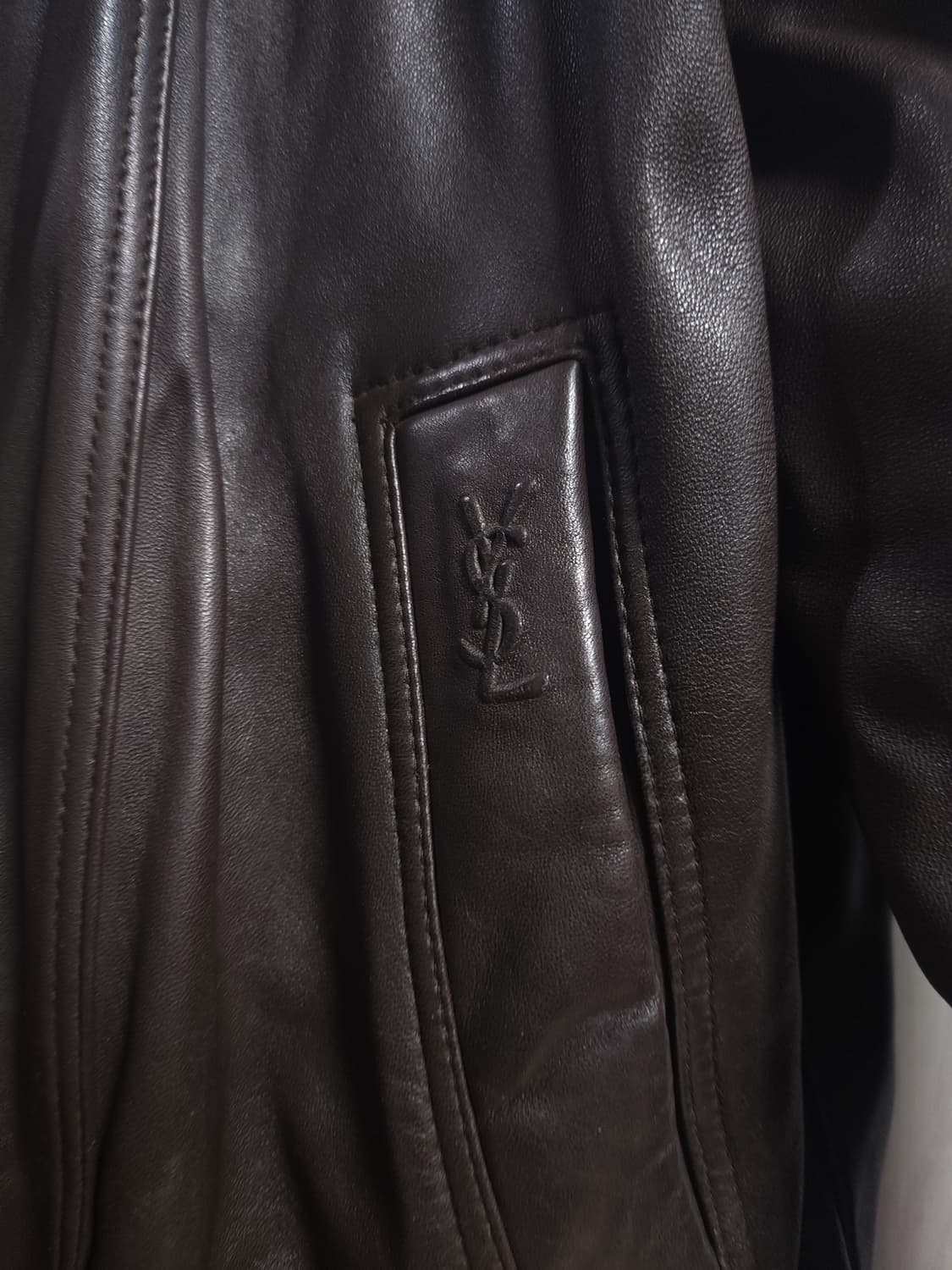 입생로랑 양가죽 자켓, M 상품이미지2