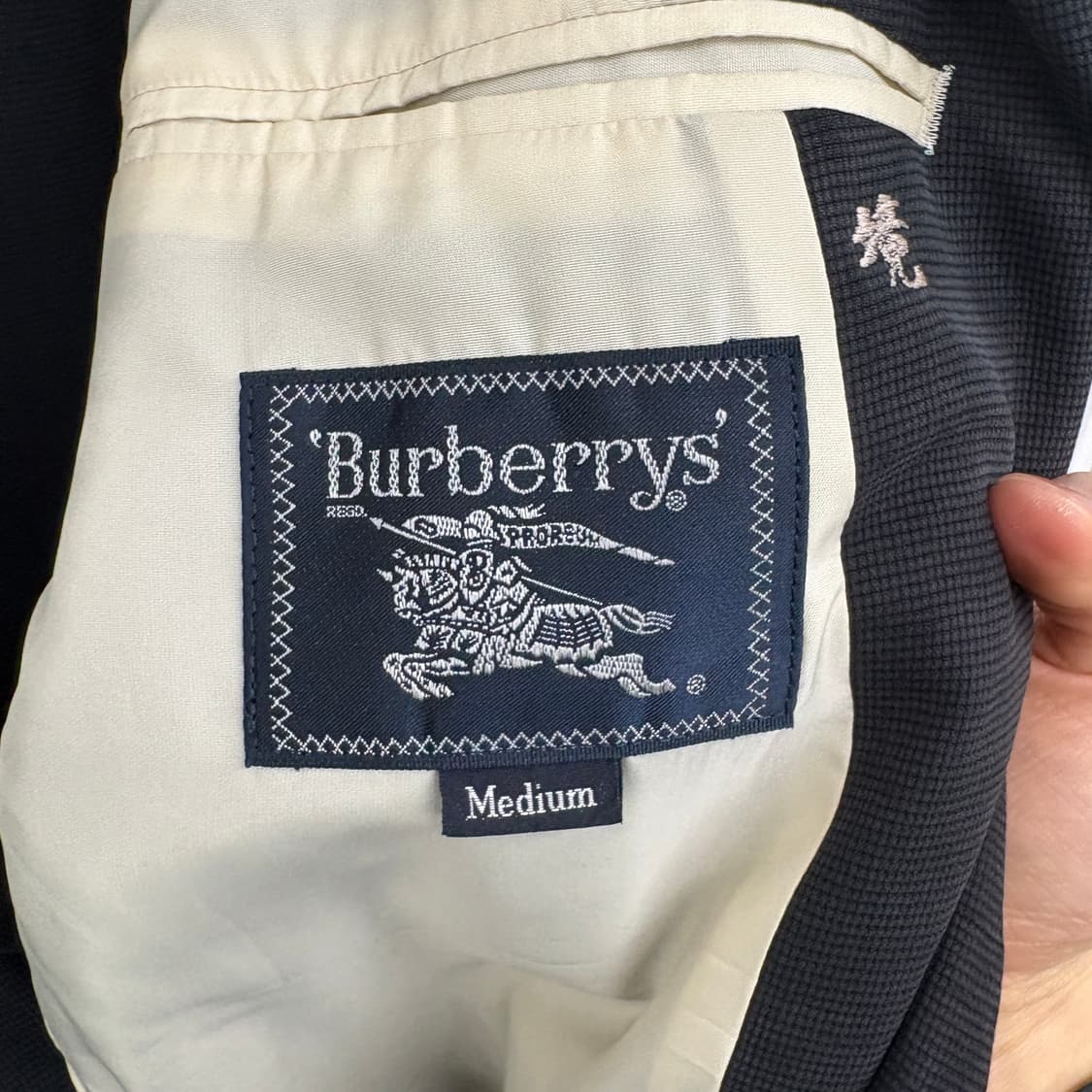 버버리 빈티지 블랙 남성 자켓 M 상품이미지5