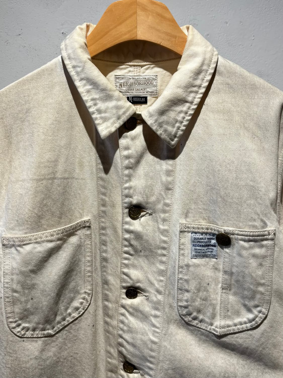 NEIGHBORHOOD Dirty Washed Coverall Jacke 상품이미지4