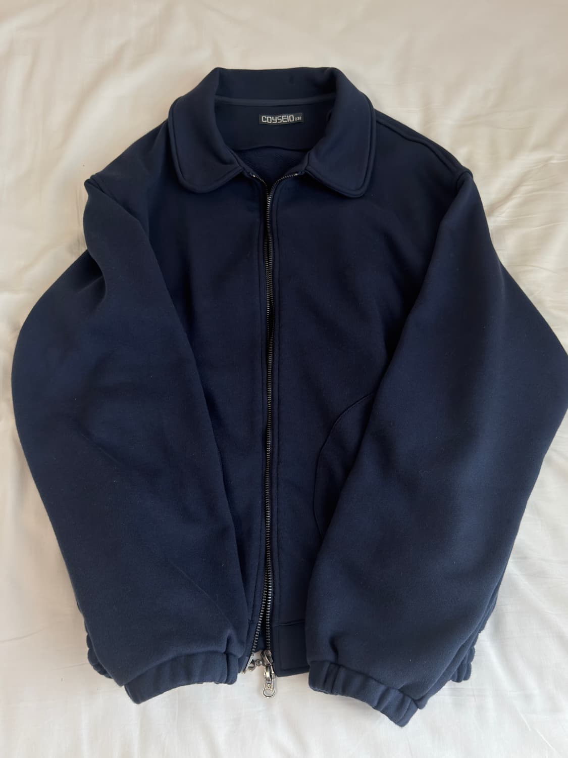 038 ROUND TRACK ZIP-UP NAVY 상품이미지2